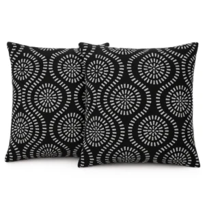 PACK 2X1 Cojin Estampado 45X45 Negro