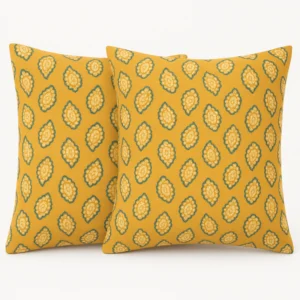 PACK 2X1 Cojin Estampado 45X45 Amarillo