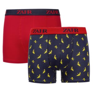 Pack de 2 Boxers Rojo y Estampado