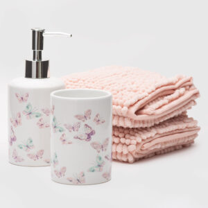 Set De Baño + Alfombra