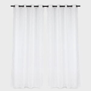 Cortina x2 Visillos Verona Leaves Blanco