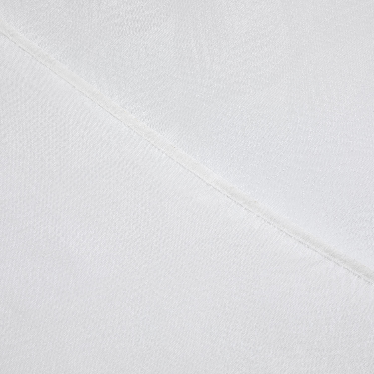 Cortina x2 Visillos Verona Leaves Blanco 4 Cortina x2 Visillos Verona Leaves Blanco - Imagen 4