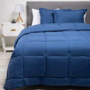 Plumon Eco Doble Azul