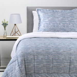 PLUMON ESTAMPADO CON SHERPA 1 PLAZA CELESTE