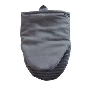 GUANTE TOMA OLLA CORTO TELA ALGODÓN GRIS