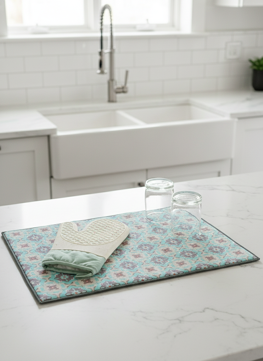 PAÑO SECAPLATO ACOLCHADO TURQUESA 4 PAÑO SECAPLATO ACOLCHADO TURQUESA - Imagen 4