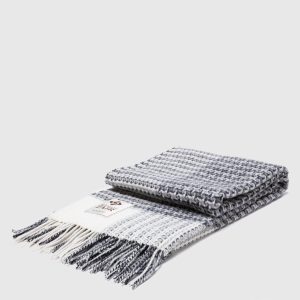 MANTA CHALON DE LANA ESCOCES GRIS OSCURO