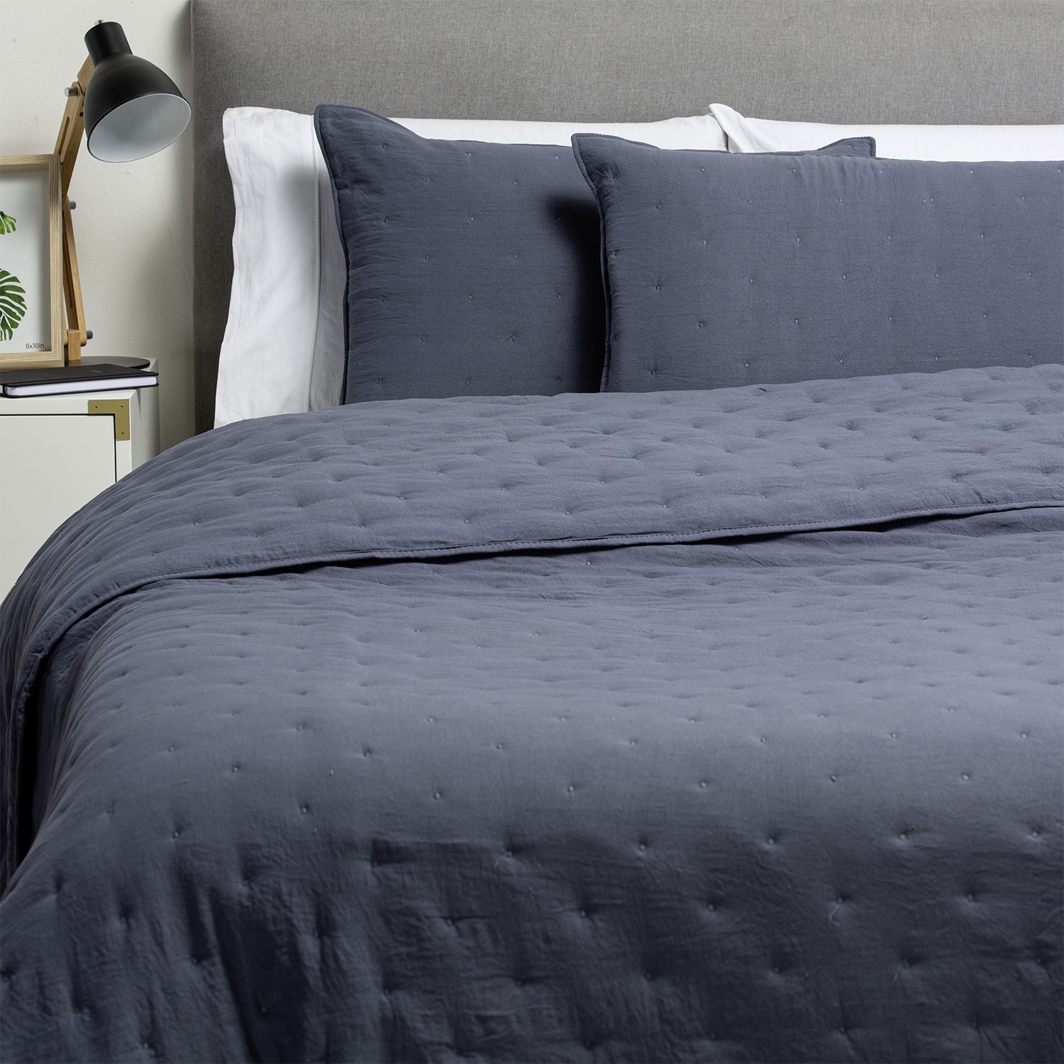 CUBRECAMA BORDADO PREWASH KING AZUL 1 CUBRECAMA BORDADO PREWASH KING AZUL