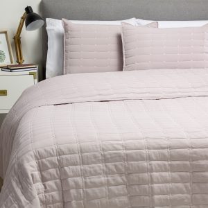 CUBRECAMA BORDADO PREWASH KING MALVA