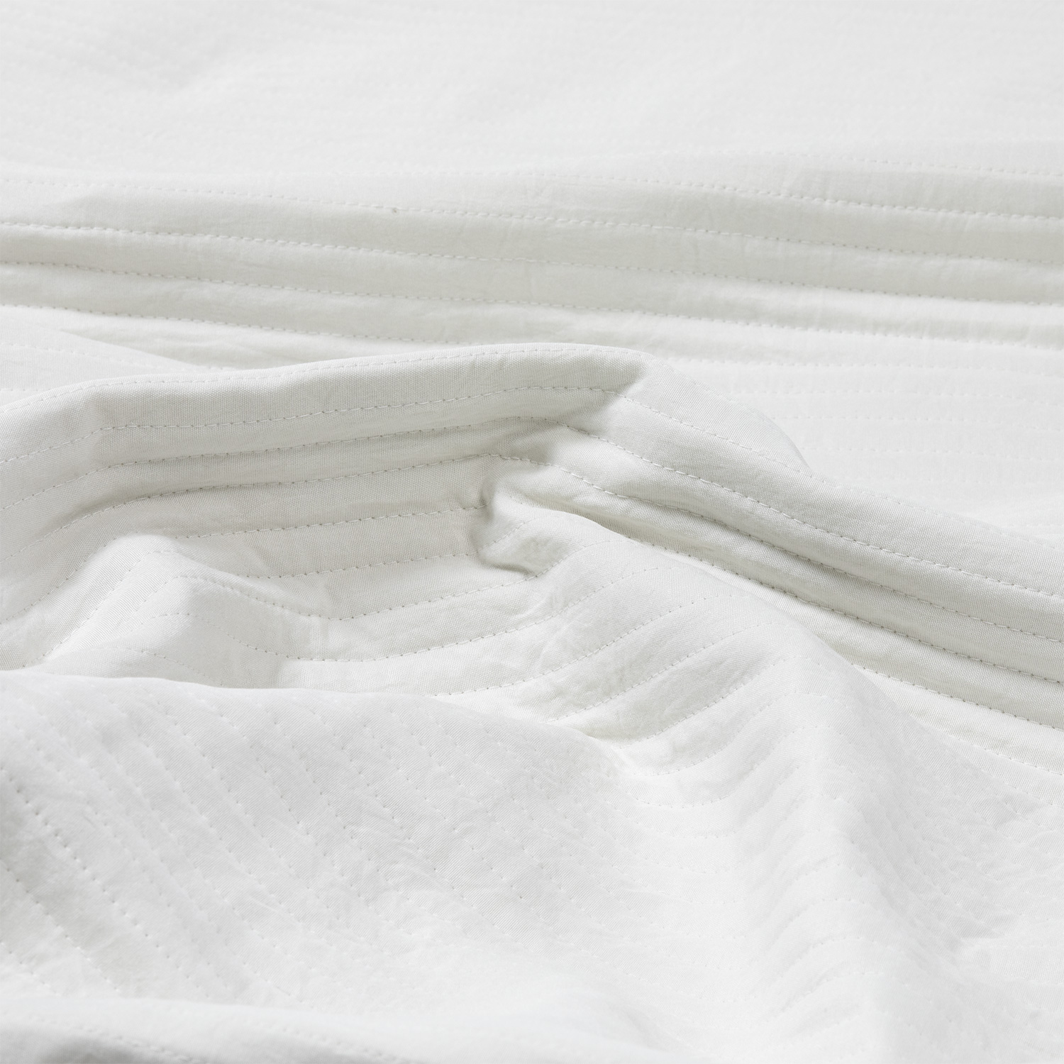 CUBRECAMA BORDADO PREWASH 2 PLAZAS BLANCO H 3 CUBRECAMA BORDADO PREWASH 2 PLAZAS BLANCO H - Imagen 3
