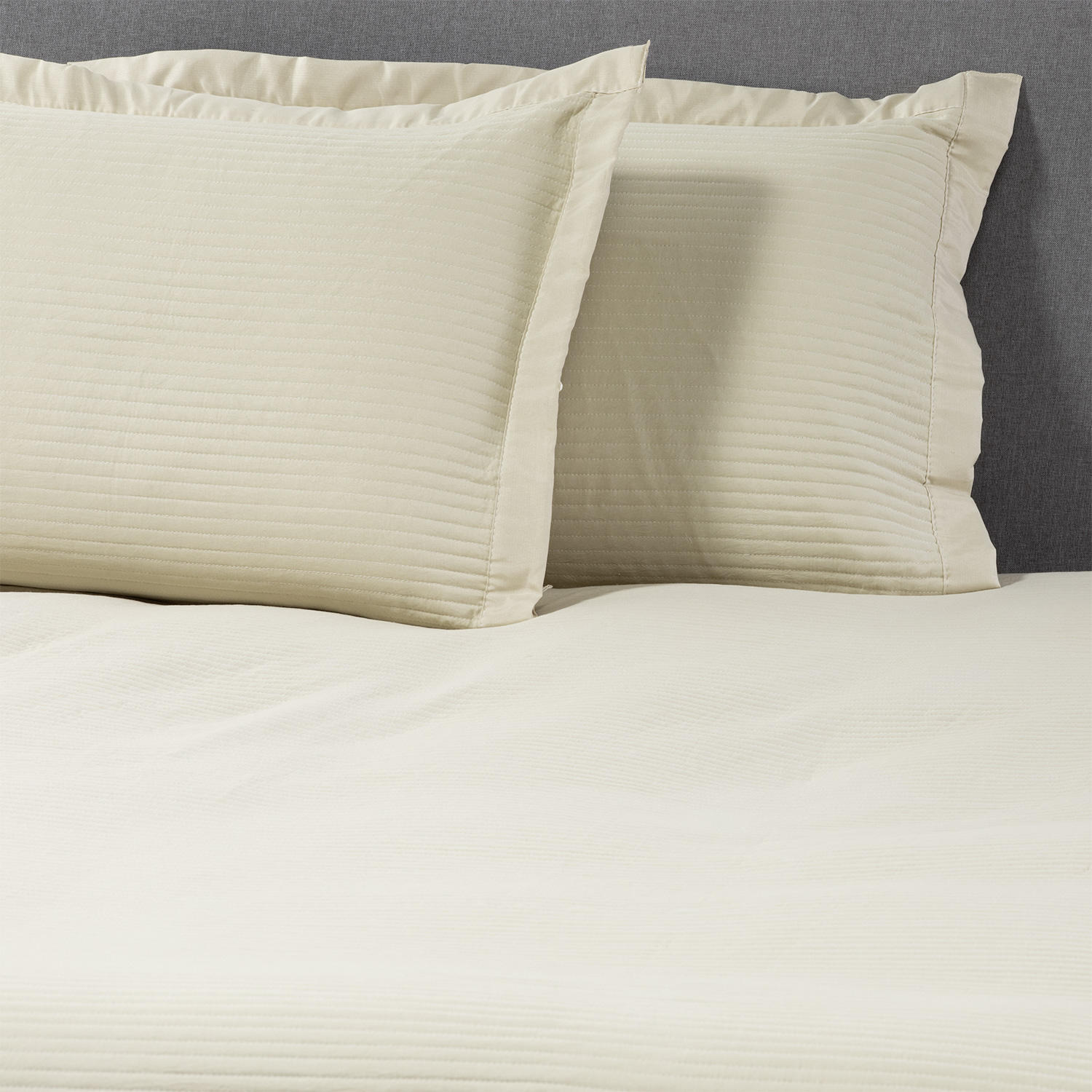 CUBRECAMA BORDADO PREWASH KING CREMA 2 CUBRECAMA BORDADO PREWASH KING CREMA - Imagen 2