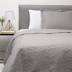 CUBRECAMA COLOR ULTRA 2 PLAZAS GRIS