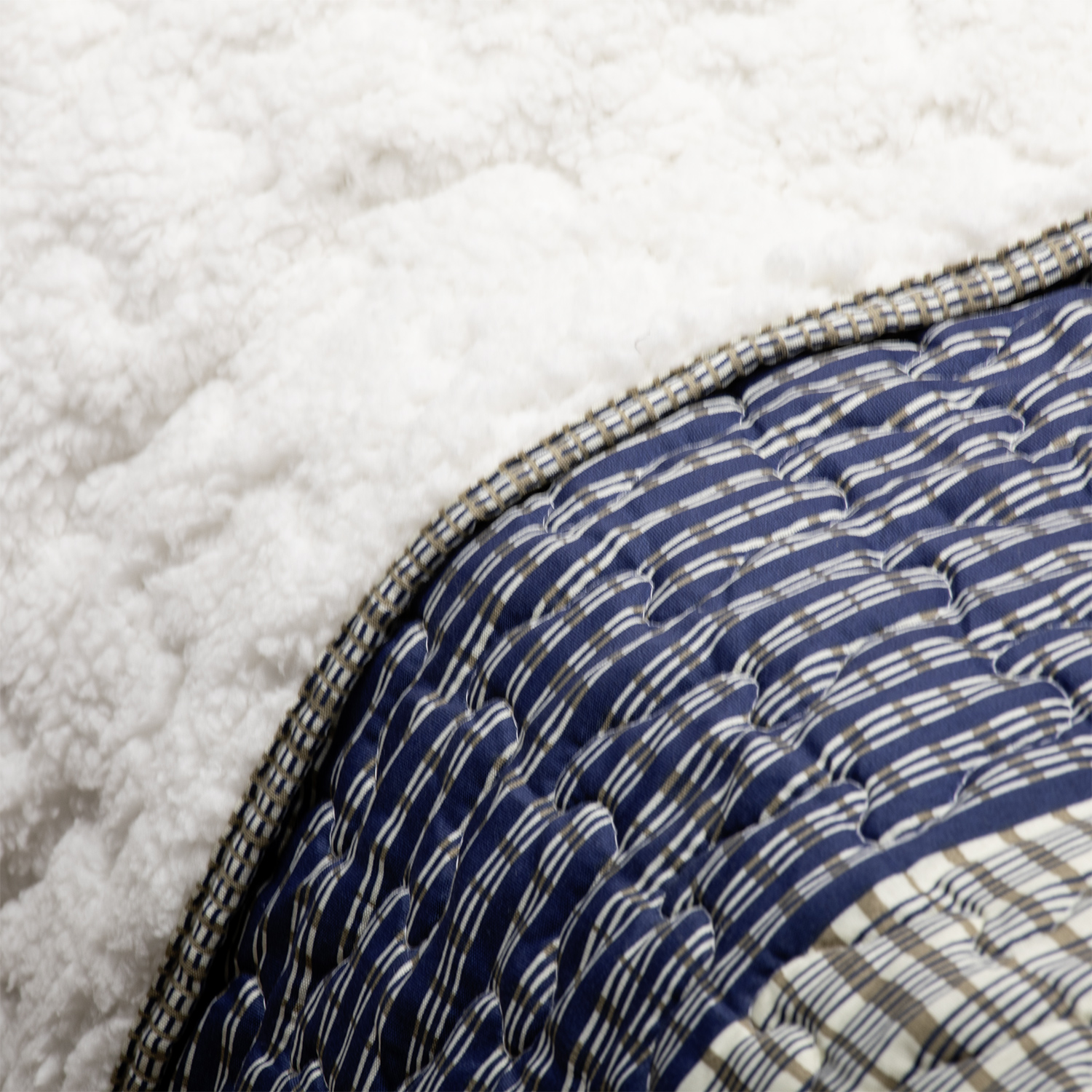 CUBRECAMA SHERPA ESTAMPADO 2 PLAZAS AZUL 3 CUBRECAMA SHERPA ESTAMPADO 2 PLAZAS AZUL - Imagen 3