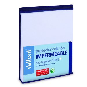 CUBRE COLCHÓN RIZO IMPERMEABLE 1.5 PLAZAS