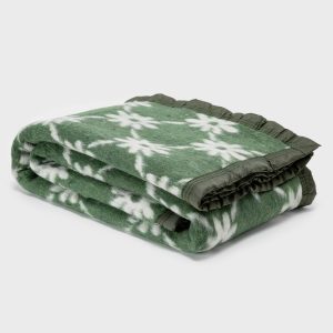 FRAZADA JAQUARD PUNTO VERDE KING