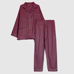 PIJAMA TREVIRA LARGO HOMBRE BURDEO