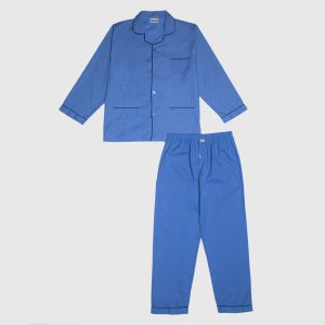 PIJAMA TREVIRA LARGO HOMBRE CELESTE