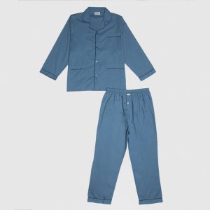 PIJAMA TREVIRA LARGO HOMBRE PETROLEO