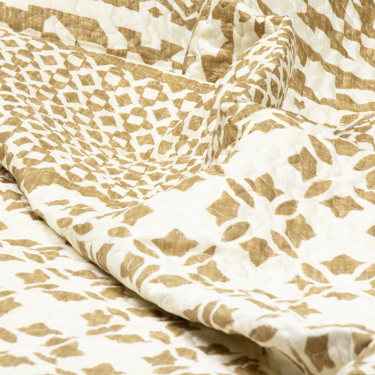 CUBRECAMA ESTAMPADO KING CAFÉ 4 CUBRECAMA ESTAMPADO KING CAFÉ - Imagen 4