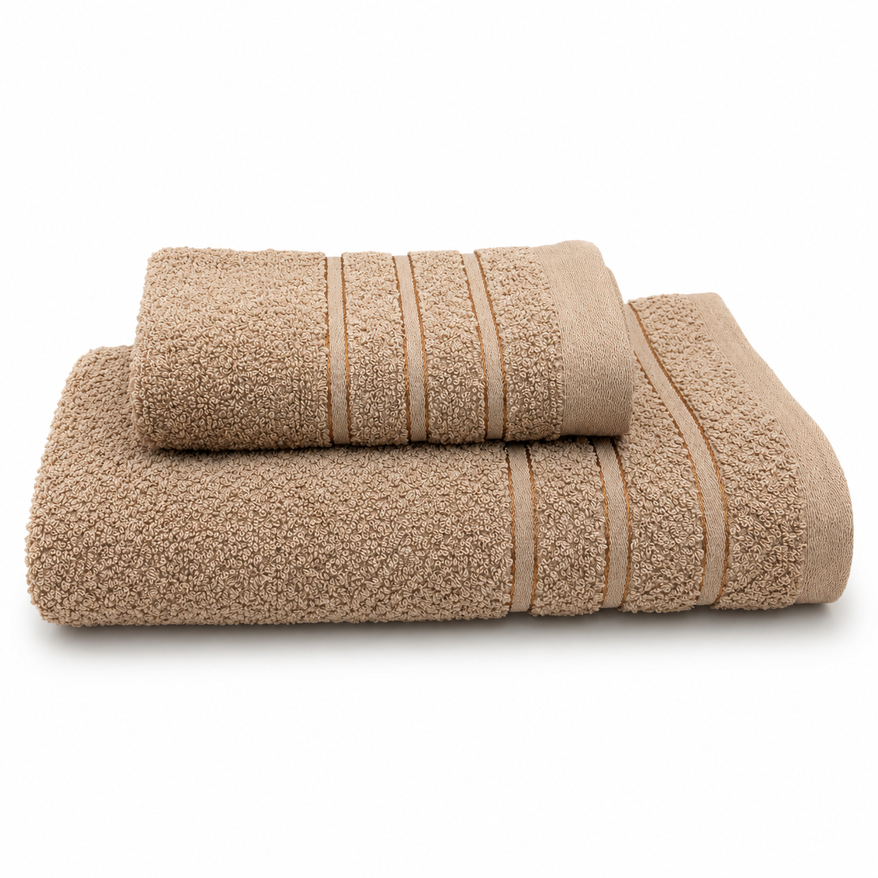 TOALLA BAÑO BRODERI CON RELIEVE BEIGE 1 TOALLA BAÑO BRODERI CON RELIEVE BEIGE