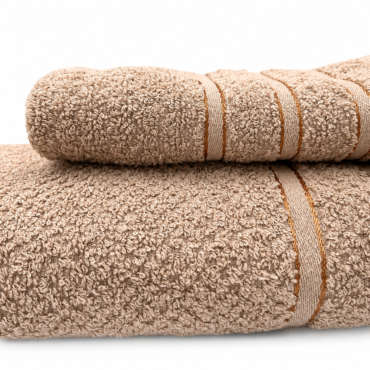 TOALLA BAÑO BRODERI CON RELIEVE BEIGE 2 TOALLA BAÑO BRODERI CON RELIEVE BEIGE - Imagen 2