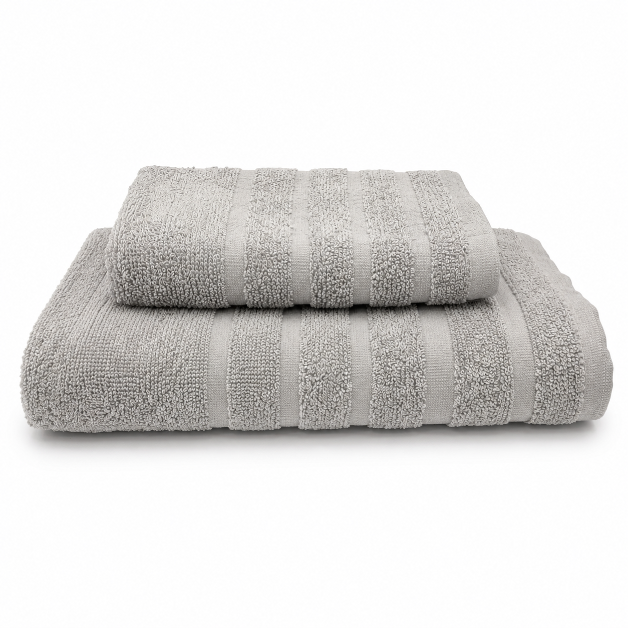 TOALLA BAÑO BRODERI LISO GRIS 1 TOALLA BAÑO BRODERI LISO GRIS