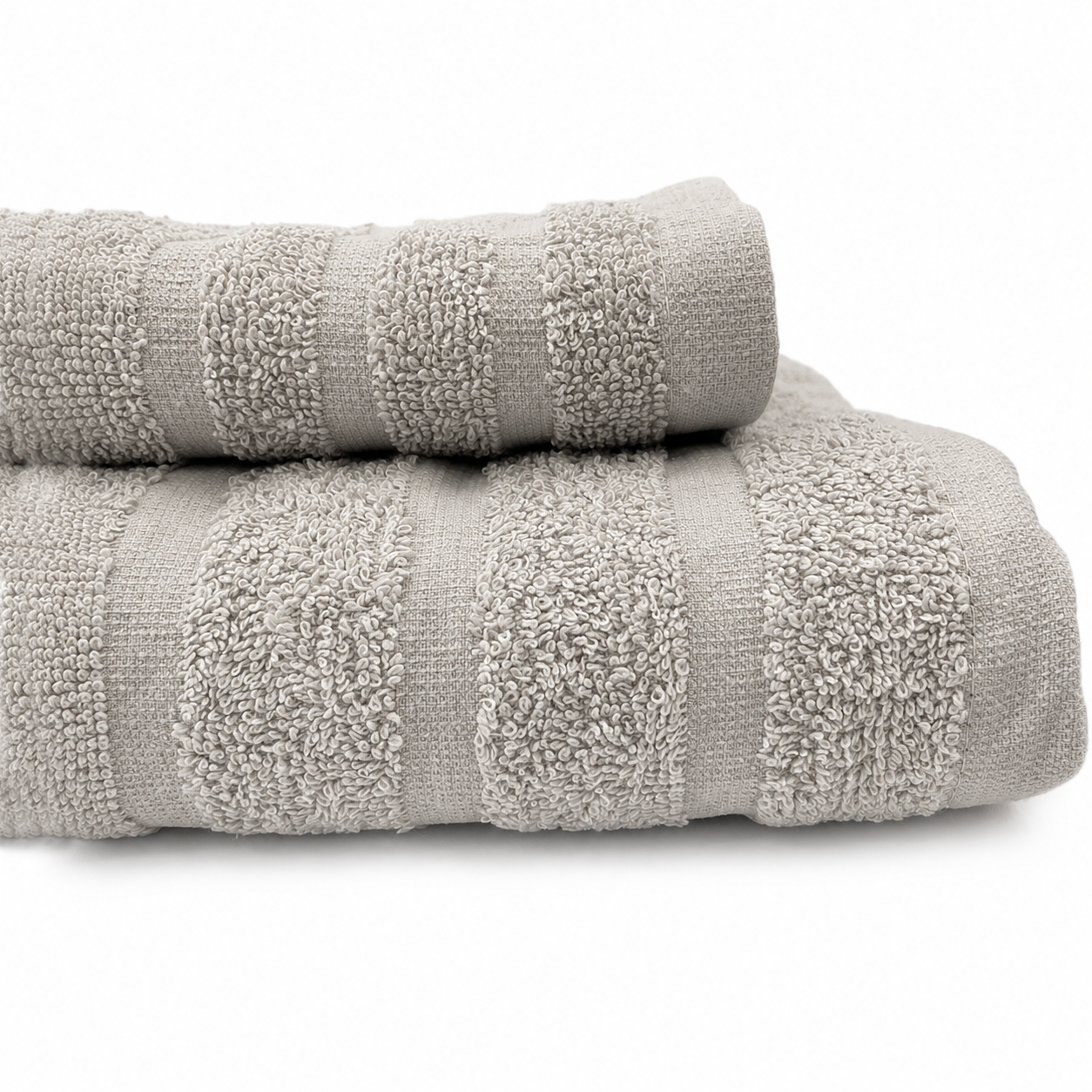 TOALLA BAÑO BRODERI LISO GRIS 2 TOALLA BAÑO BRODERI LISO GRIS - Imagen 2