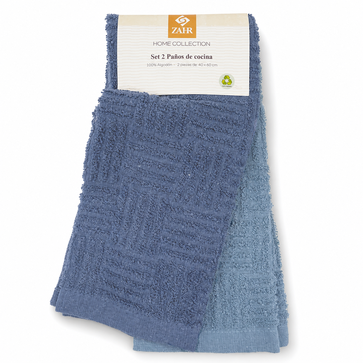 SET 2 UNIDADES PAÑO PANAL LISO AZUL 1 SET 2 UNIDADES PAÑO PANAL LISO AZUL