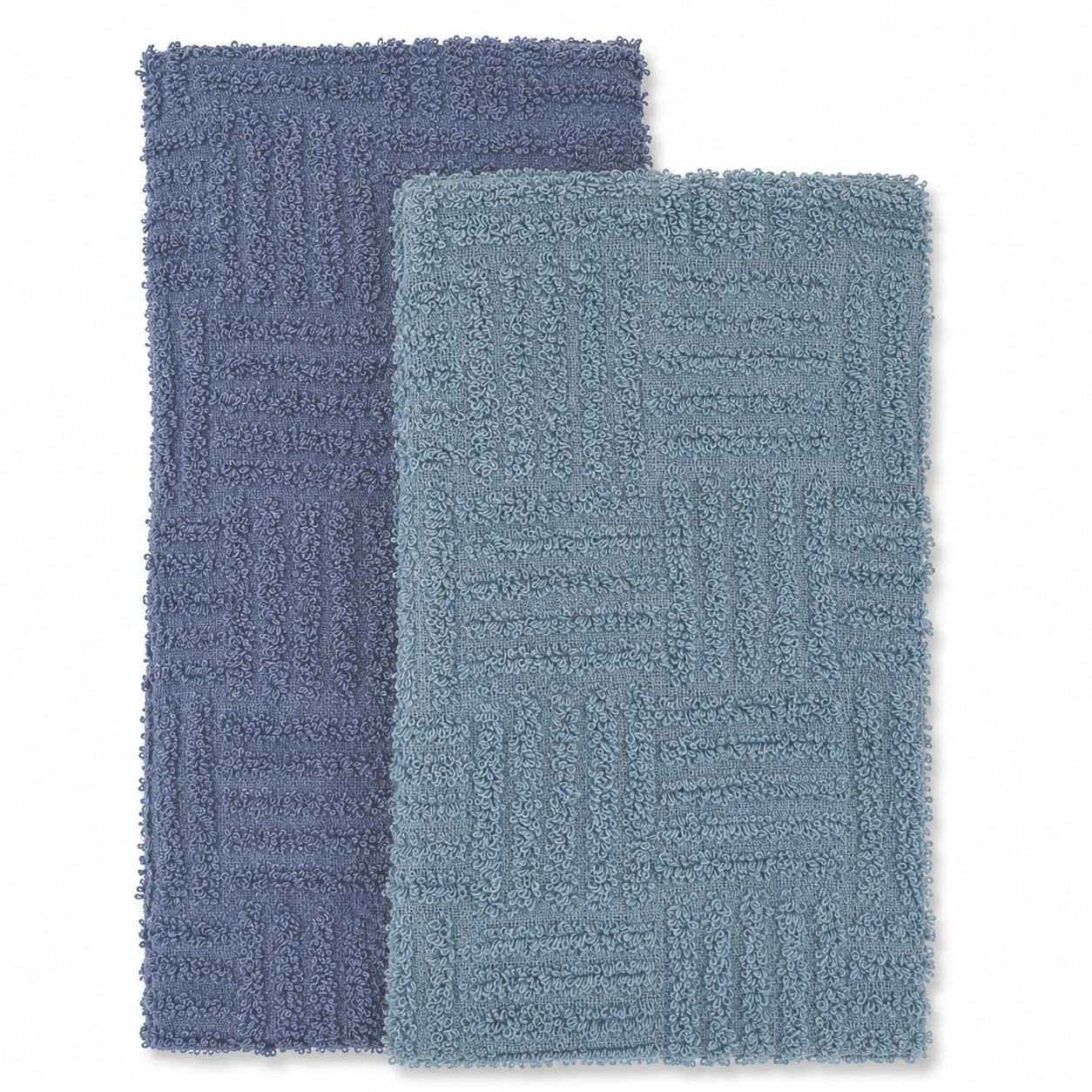 SET 2 UNIDADES PAÑO PANAL LISO AZUL 2 SET 2 UNIDADES PAÑO PANAL LISO AZUL - Imagen 2