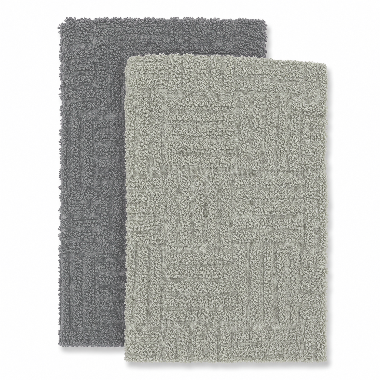 SET 2 UNIDADES PAÑO PANAL LISO GRIS 2 SET 2 UNIDADES PAÑO PANAL LISO GRIS - Imagen 2
