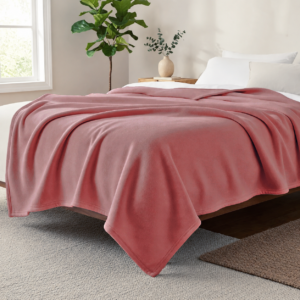 FRAZADA POLAR 1P C ROSA