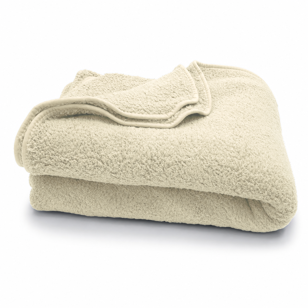 FRAZADA SHERPA SINGLE C BEIGE 2 FRAZADA SHERPA SINGLE C BEIGE - Imagen 2